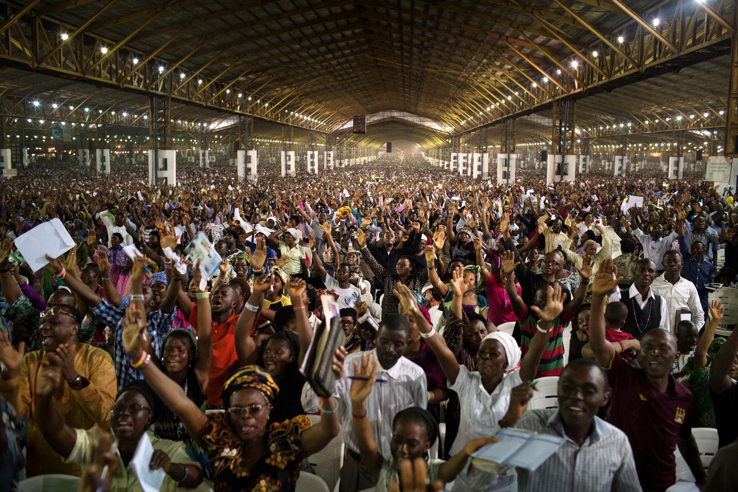 Grootste evangelische kerk ter wereld (Nigeria, 1 miljoen zitplaatsen)