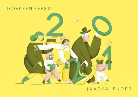 Jaarkalender Iedereen Feest! 2021