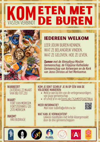 Flyer Eten Met de Buren