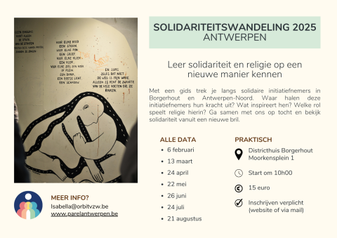 Flyer Solidariteitswandeling